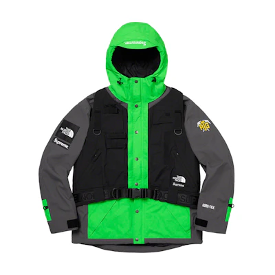 Supreme TNF RTG Jacket + Vest Bright Green
