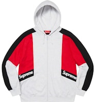 Supreme 拼色連帽拉鏈運動衫 灰色 Buy Supreme 拼色連帽拉鏈運動衫 灰色