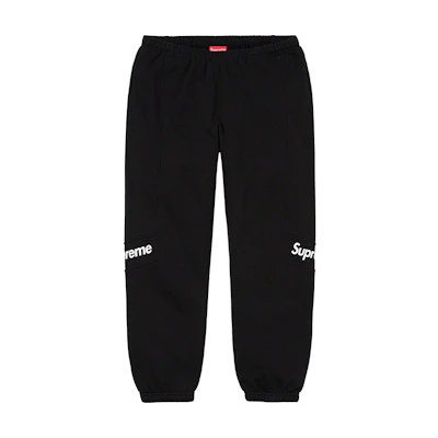 Supreme Colour Blocked Sweatpant Black