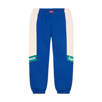 Supreme Colour Blocked Sweatpant Royal