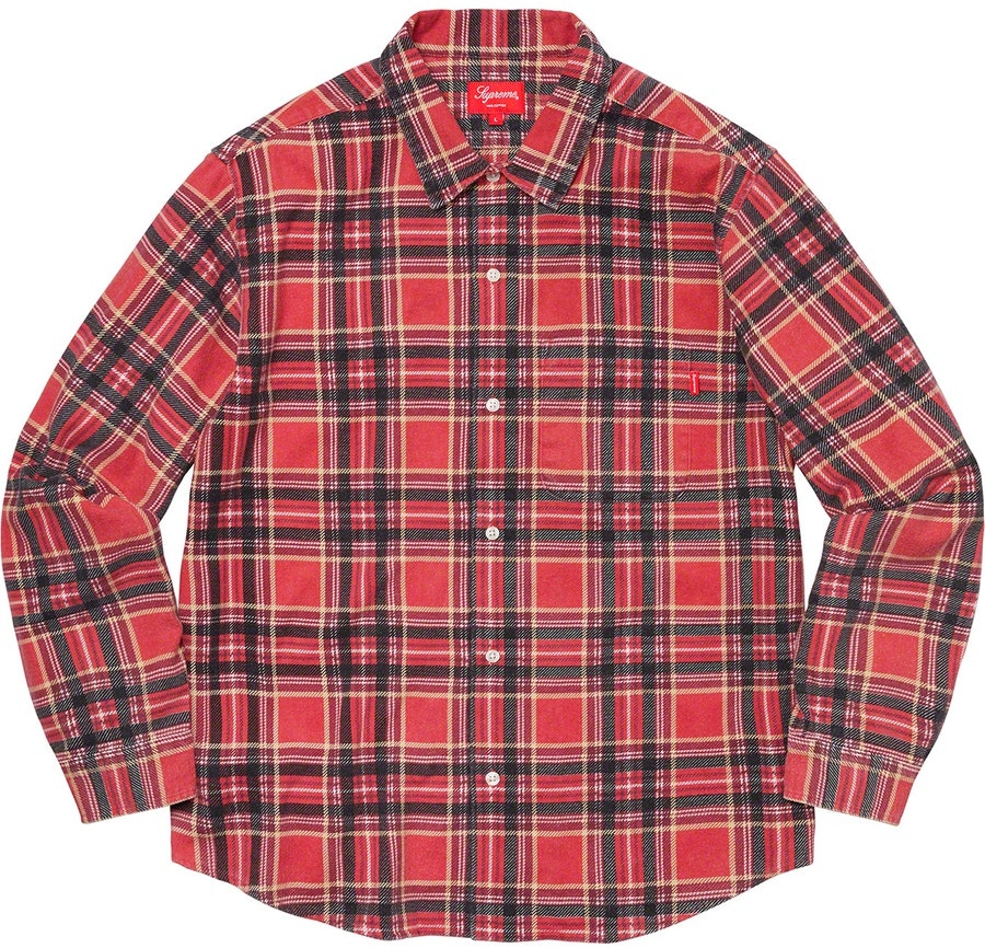 supreme-printed-plaid-shirt-red