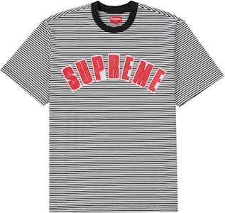 Supreme Arc Aplique Camiseta Manga Corta Blanca con Rayas Buy Supreme Arc Aplique Camiseta Manga Corta Blanca con Rayas