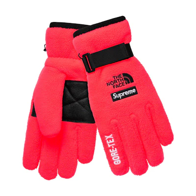 Supreme x The North Face RTG Fleece Glove Bright Red