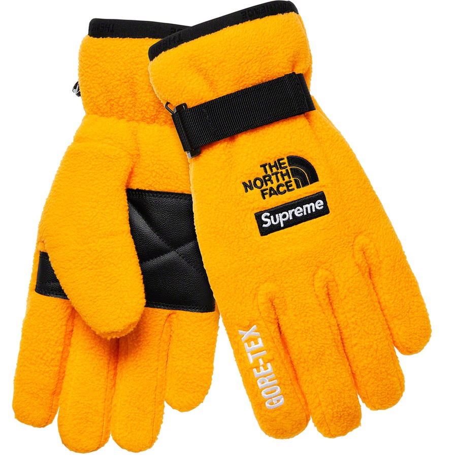 Supreme x The North Face RTG Fleece Glove Gold - Novelship