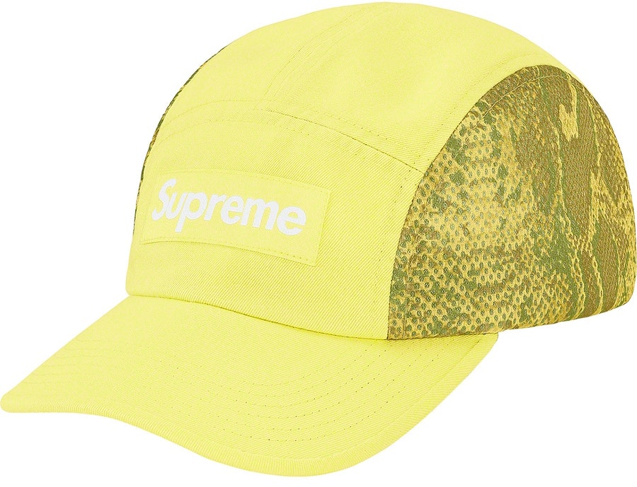 supreme-snakeskin-mesh-camp-cap-pale-green