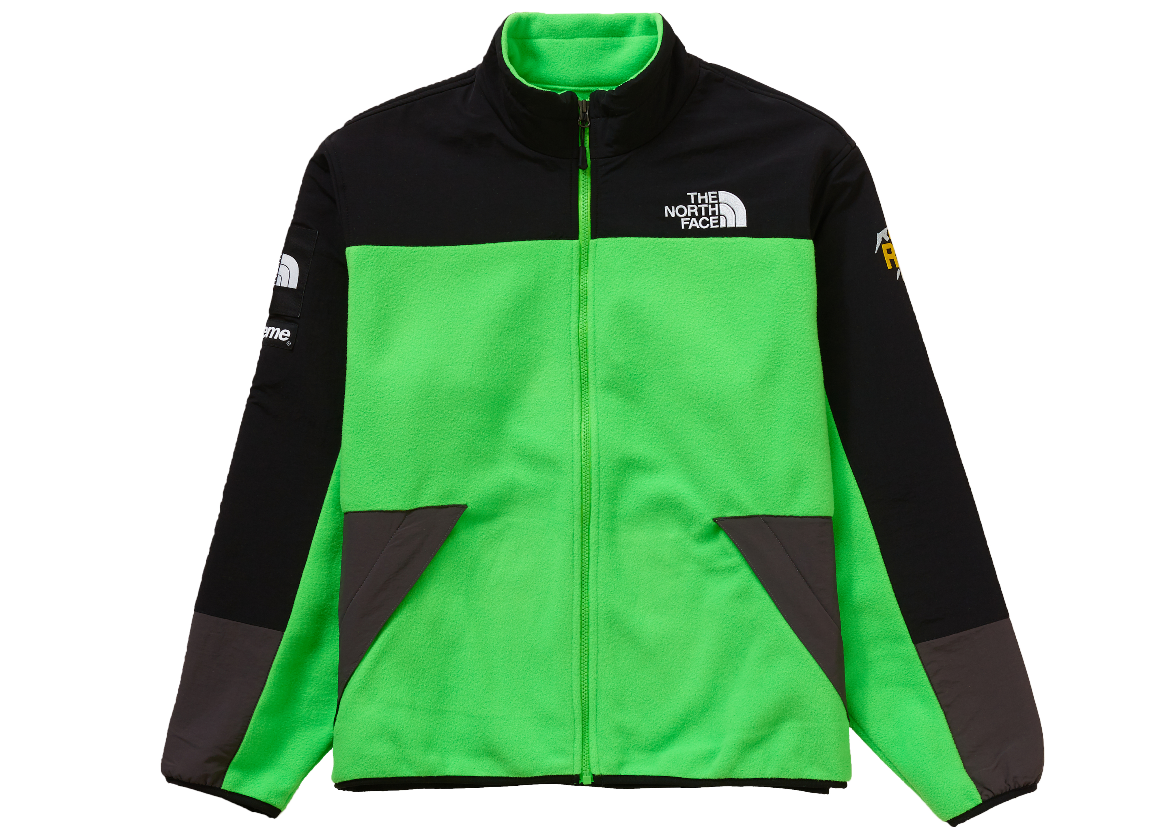 Supreme x The North Face RTG Fleece Jacket Bright Green - Novelship