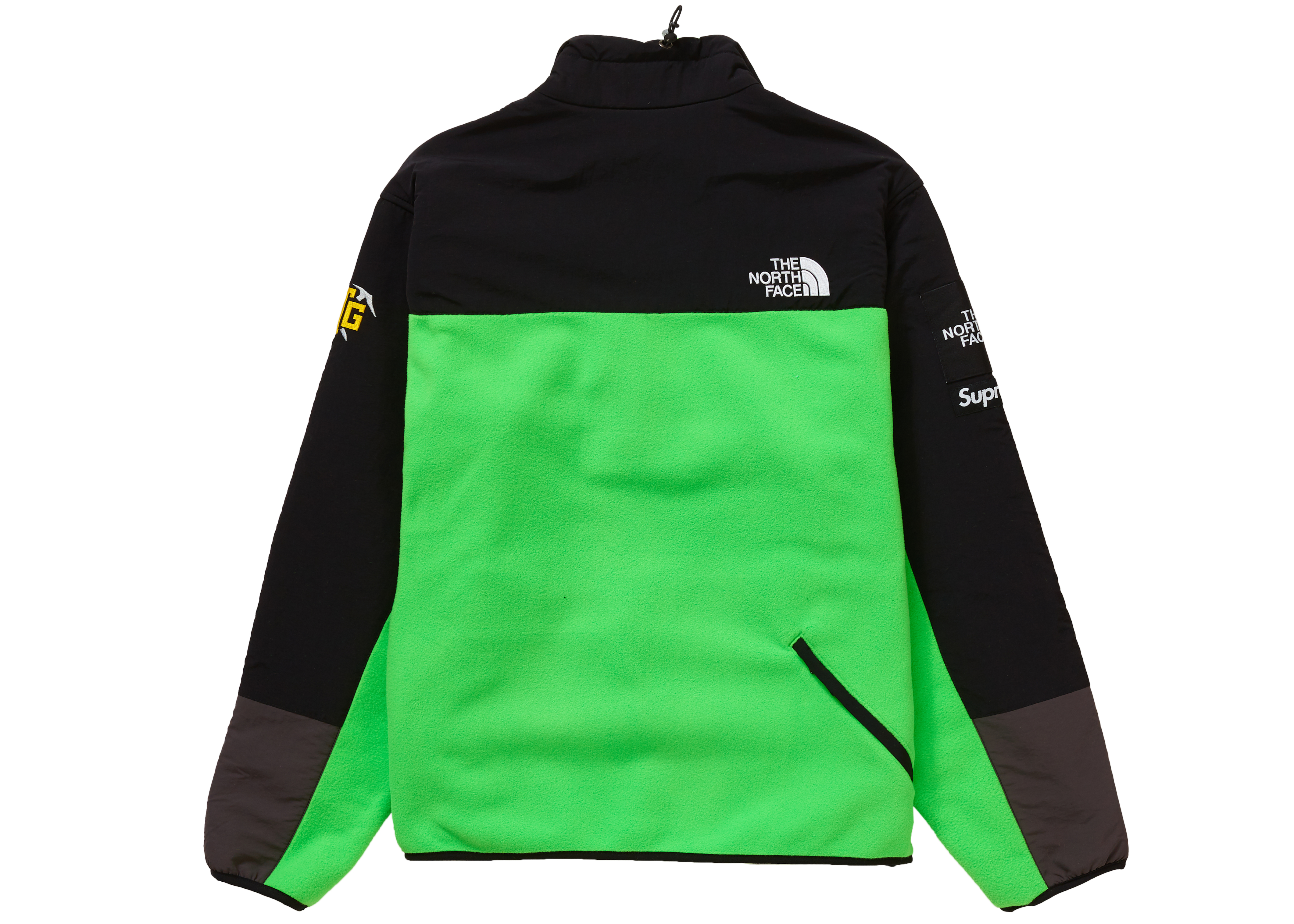 Supreme x The North Face RTG Fleece Jacket Bright Green - Novelship