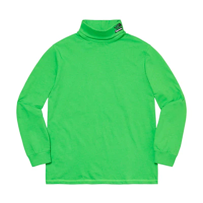 Supreme TNF RTG Turtleneck Bright Green