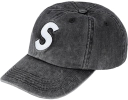 Supreme Pigment Print S Logo 6-Panel Black Supreme Pigment Print S Logo 6-Panel Black