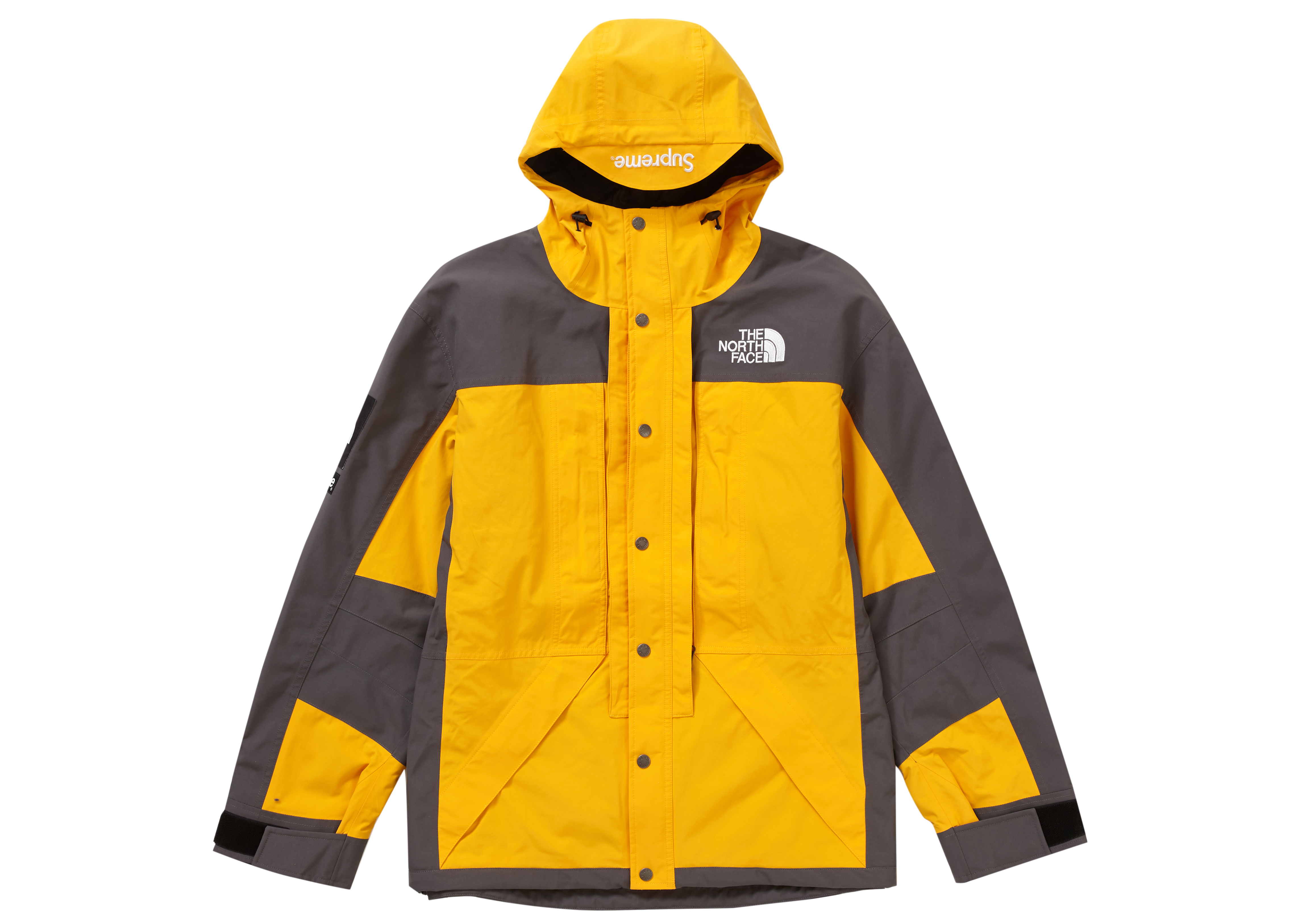 Gold north face hot sale supreme jacket