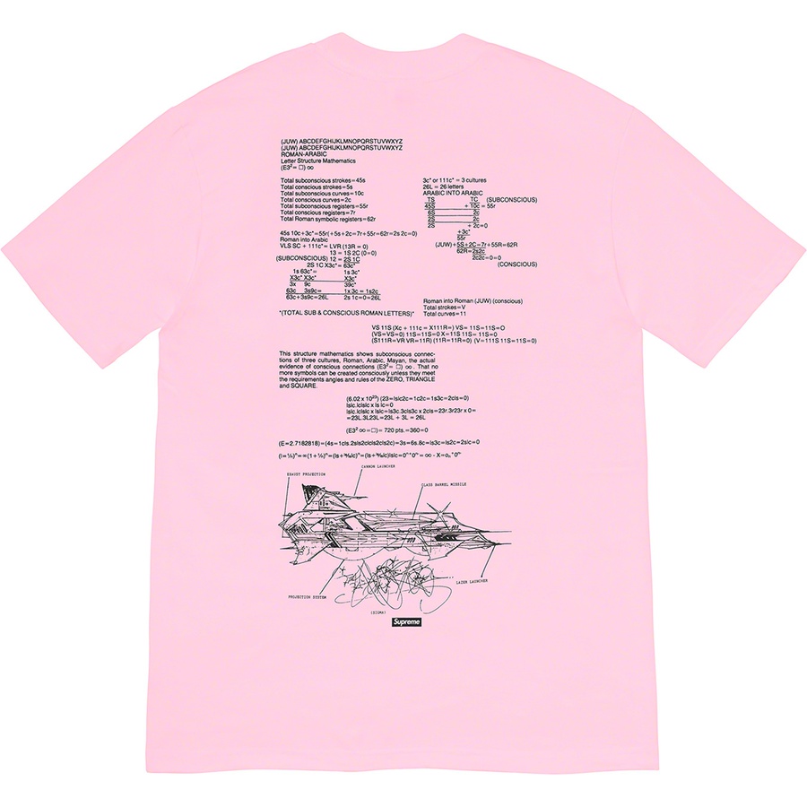 Supreme Rammellzee Tee Light Pink - Novelship