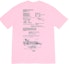 Order Supreme ラメルジーTシャツ (ライトピンク)