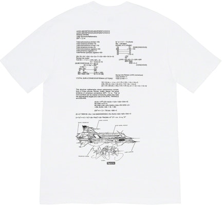 T-Shirt Supreme Rammellzee Putih Order T-Shirt Supreme Rammellzee Putih