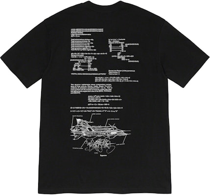 Supreme Rammellzee Tee Black Order Supreme Rammellzee Tee Black