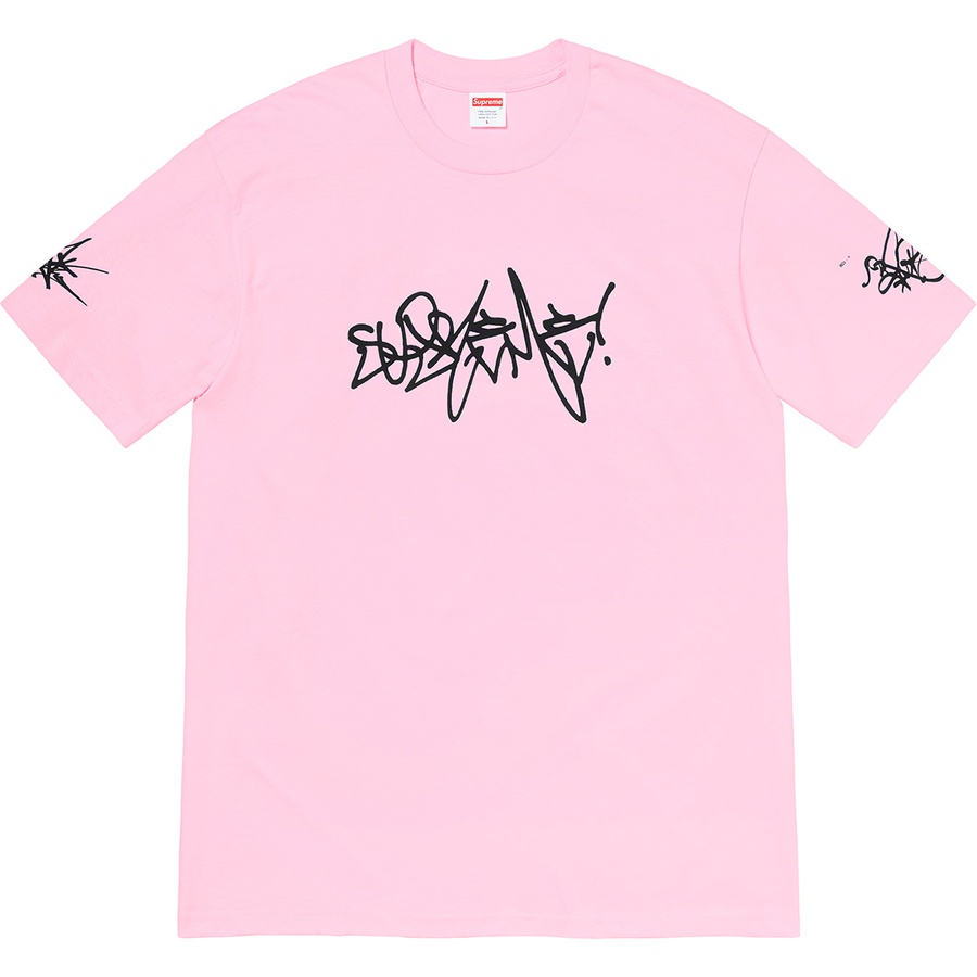 Supreme Rammellzee Tag Tee Light Pink - Novelship