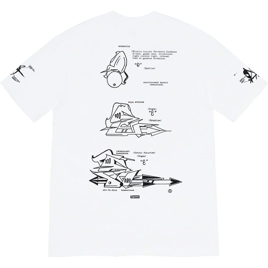 Supreme Rammellzee Tag Tee White - Novelship