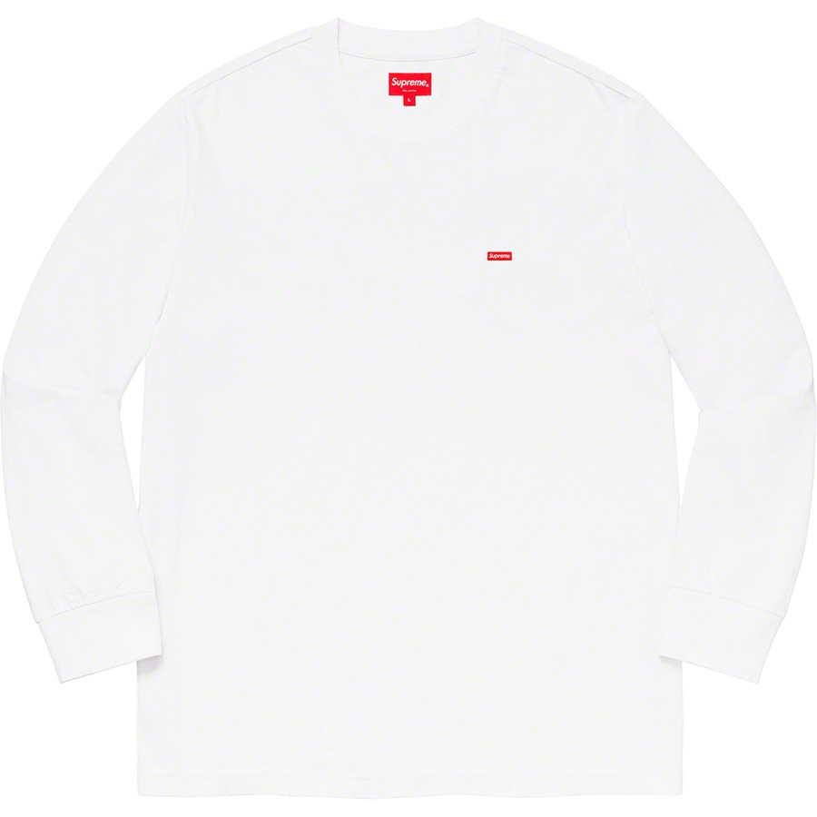 Supreme Small Box LS Tee White