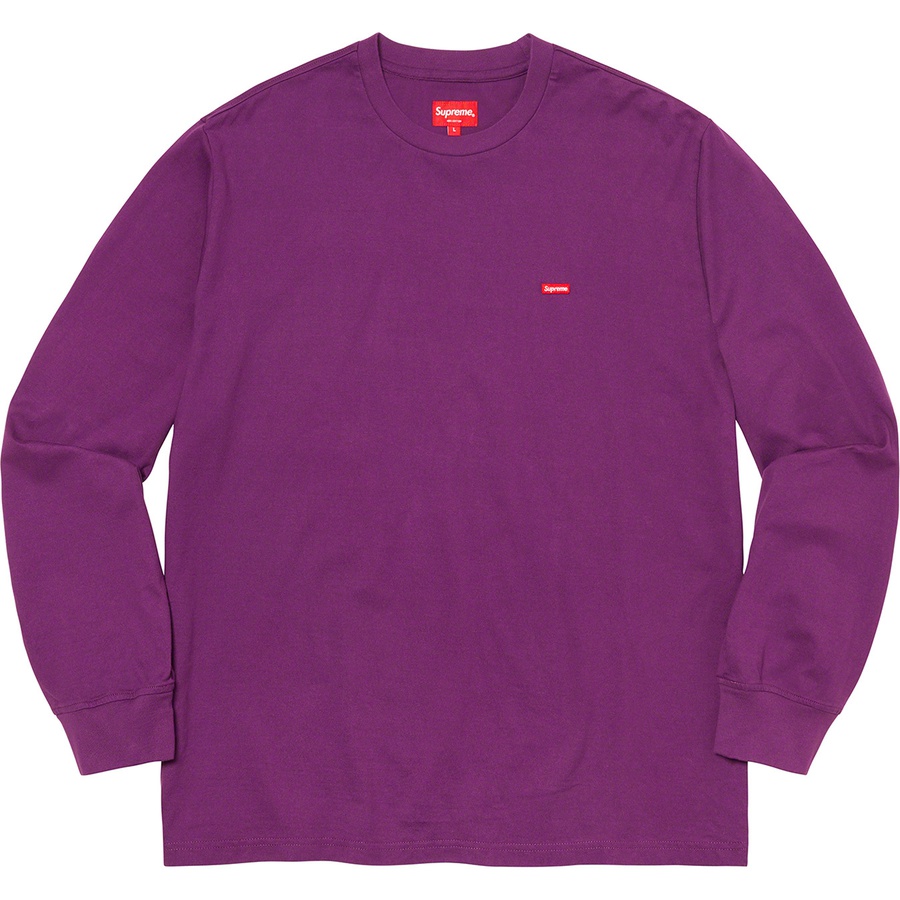 Supreme Small Box L/S Tee Purple - Novelship