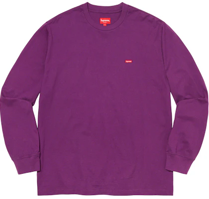 Supreme Camiseta Manga Larga Caja Pequeña Morada Buy Supreme Camiseta Manga Larga Caja Pequeña Morada