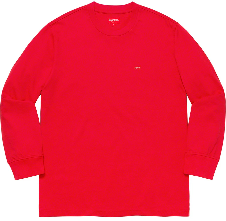 supreme-small-box-l-s-tee-red