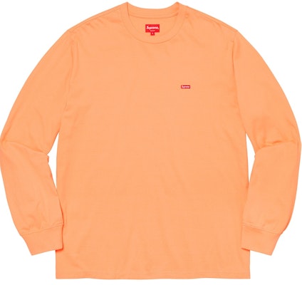 Supreme Small Box L/S Tee Peach Buy Supreme Small Box L/S Tee Peach