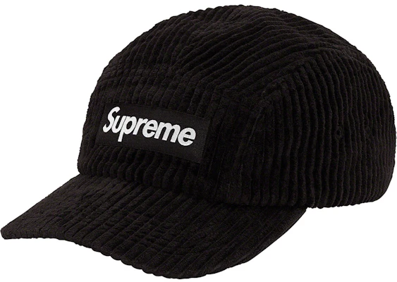 Supreme Topi Camp Corduroy Lebar Hitam Buy Supreme Topi Camp Corduroy Lebar Hitam