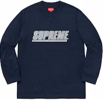 Supreme Studded L/S Top Navy