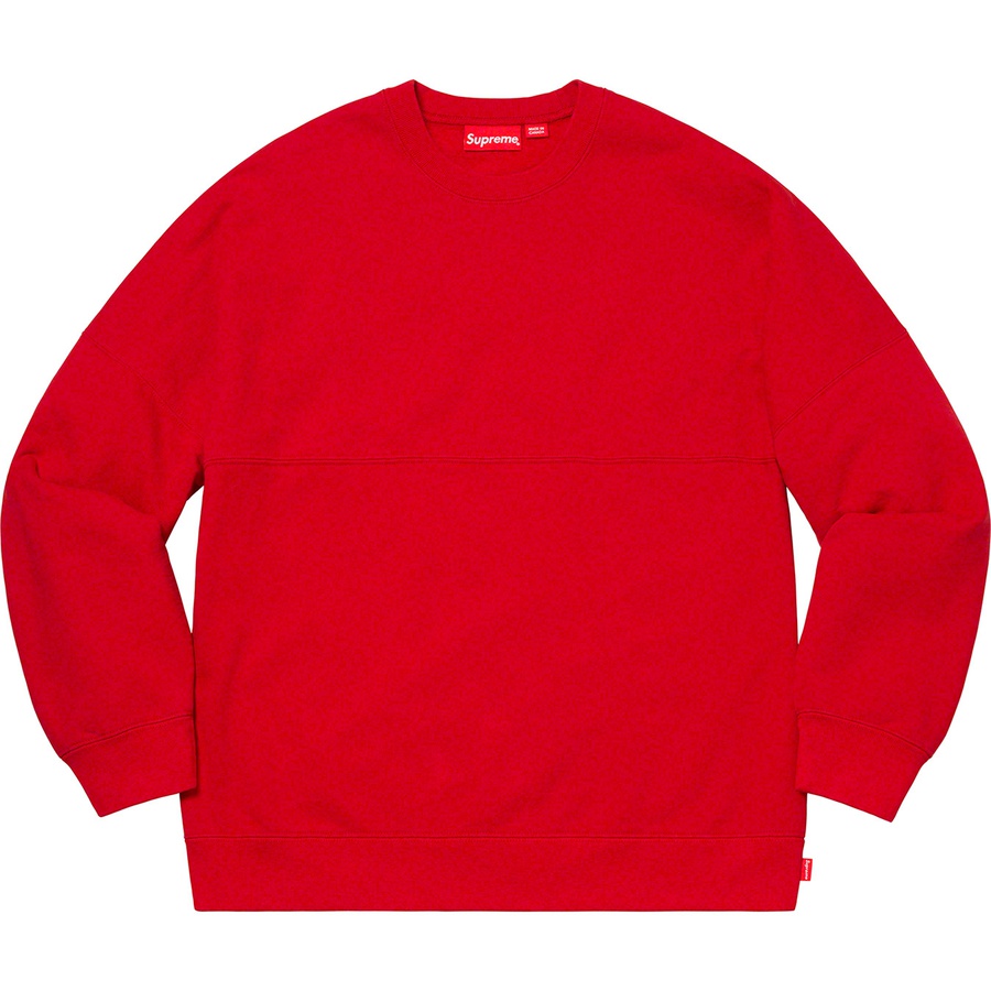 supreme stars crewneck red