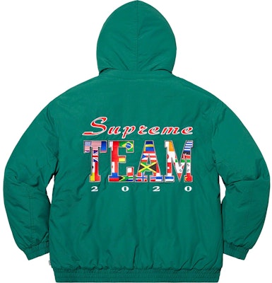 Supreme Team Puffy Jacket Teal Order Supreme Team Puffy Jacket Teal
