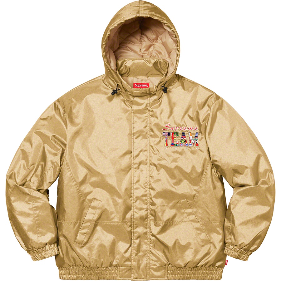 Supreme Team Puffy Jacket Gold Novelship