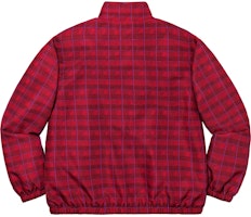 Supreme Track Half Zip Pullover (SS20) Merah Glen Plaid Order Supreme Track Half Zip Pullover (SS20) Merah Glen Plaid