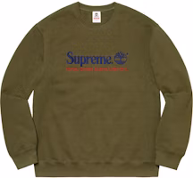 Supreme x Timberland Crewneck Dark Olive
