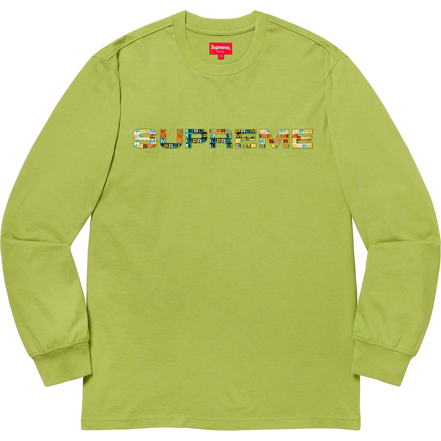 Supreme Meta Logo L/S Top Lime - Novelship