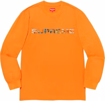 Supreme Meta Logo L/S Top Orange Supreme Meta Logo L/S Top Orange