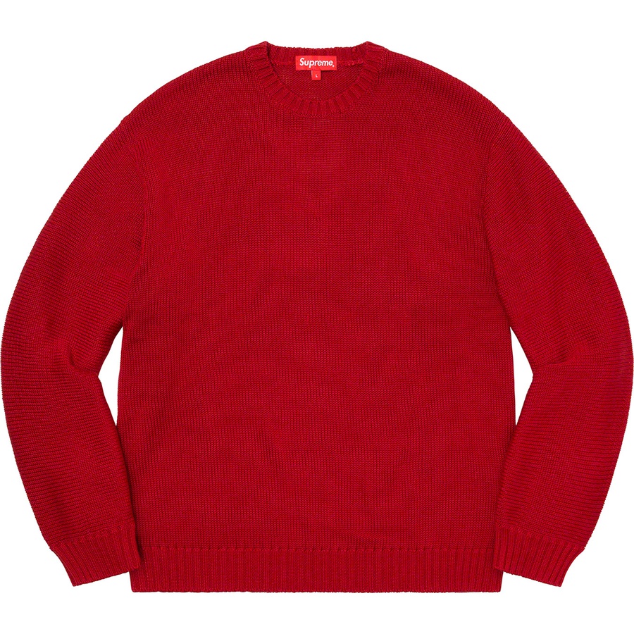 Supreme Back Logo Sweater Red - Novelship