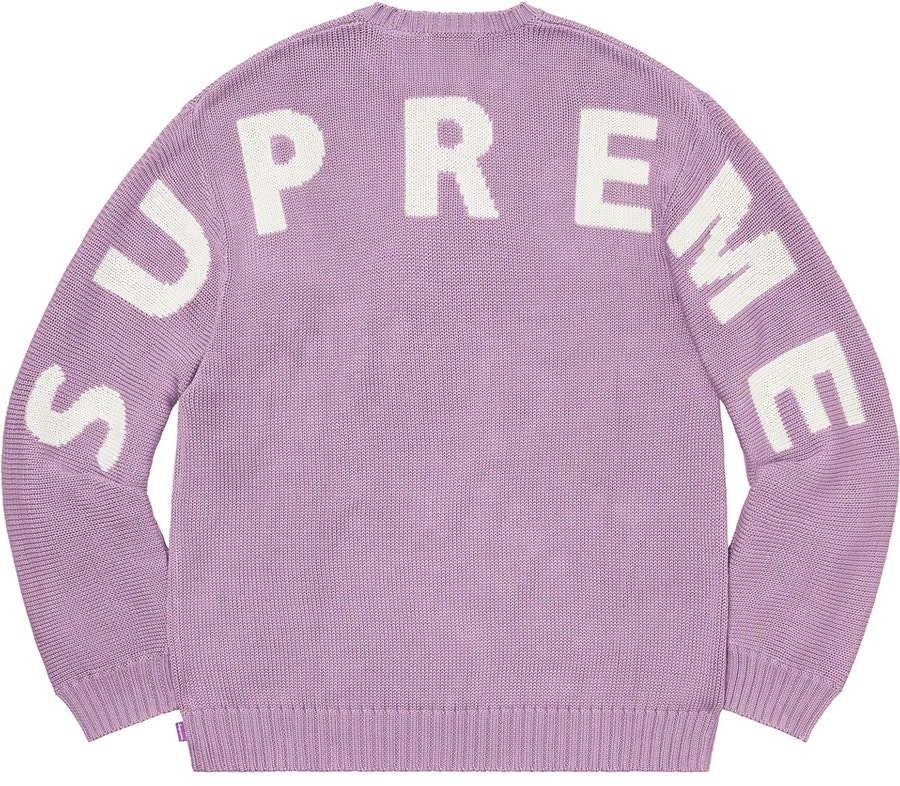 supreme-back-logo-sweater-lilac