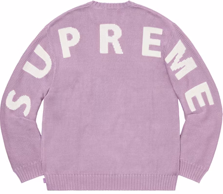 Supreme 背logo毛衣 淡紫色 Buy Supreme 背logo毛衣 淡紫色
