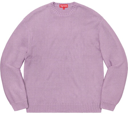 Supreme 背logo毛衣 淡紫色 Order Supreme 背logo毛衣 淡紫色