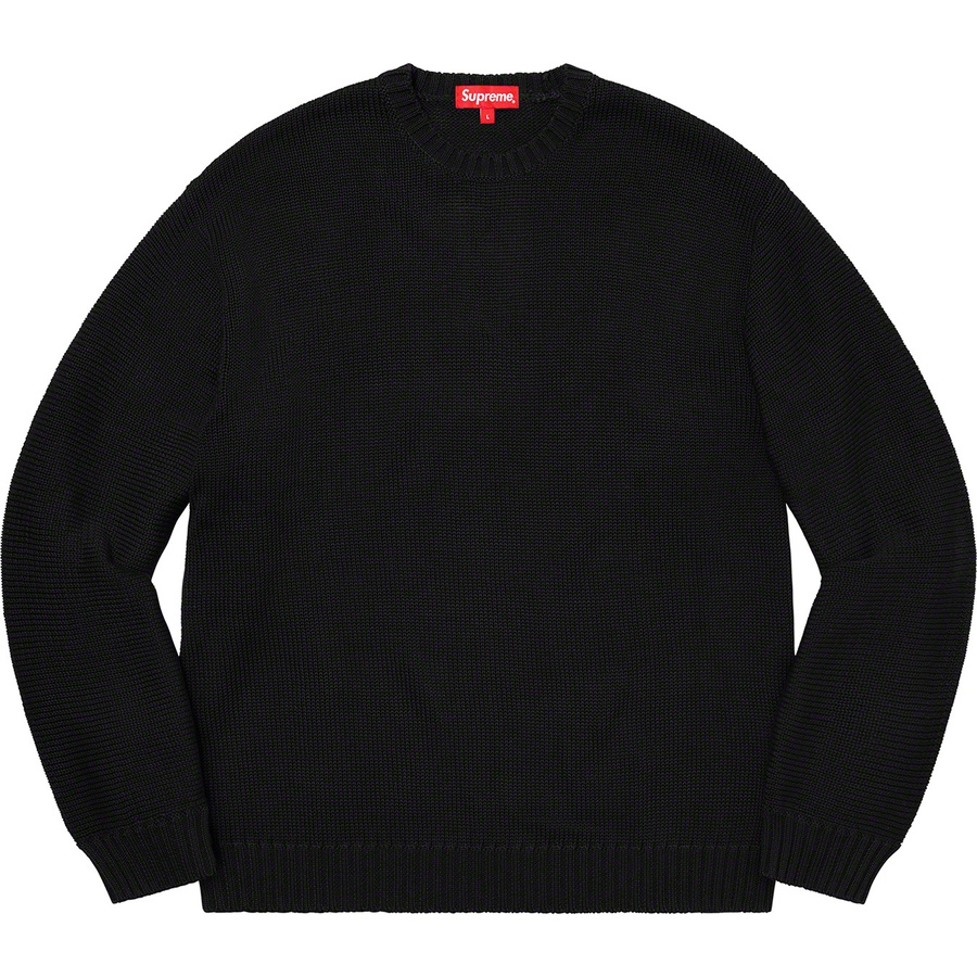 Supreme sweater black hot sale and white