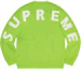 Buy Supreme 背面标志绿色毛衣