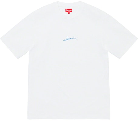 Supreme Signature Baju-T Lengan Pendek Putih Buy Supreme Signature Baju-T Lengan Pendek Putih