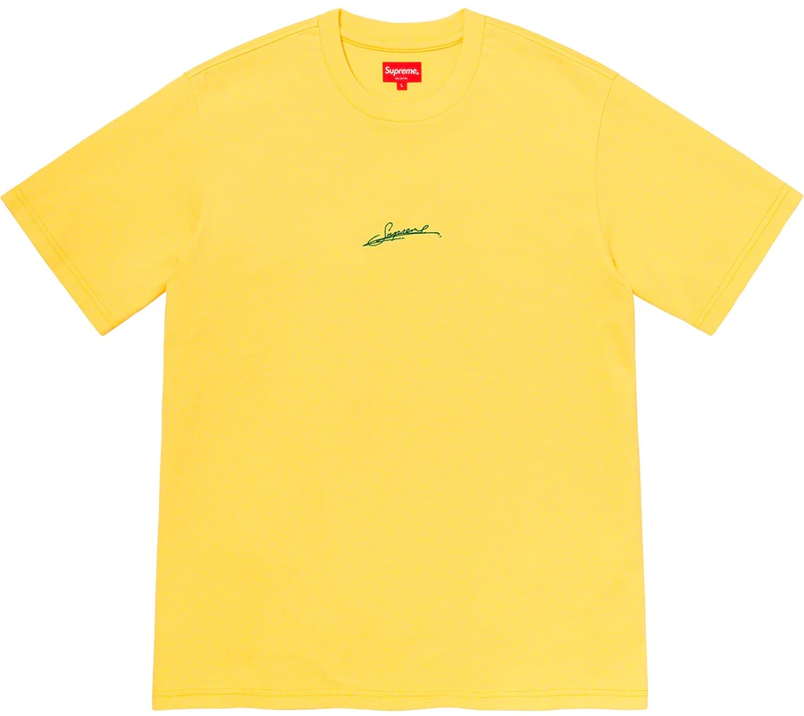 supreme-signature-s-s-top-yellow