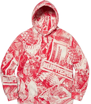 Supreme Bling Hooded Sweatshirt Red Buy Supreme Bling Hooded Sweatshirt Red