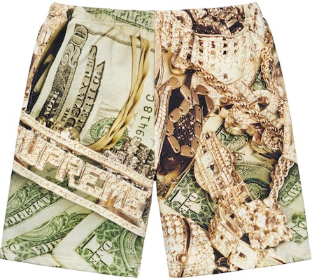 Supreme 闪闪发光绿色短裤 Buy Supreme 闪闪发光绿色短裤