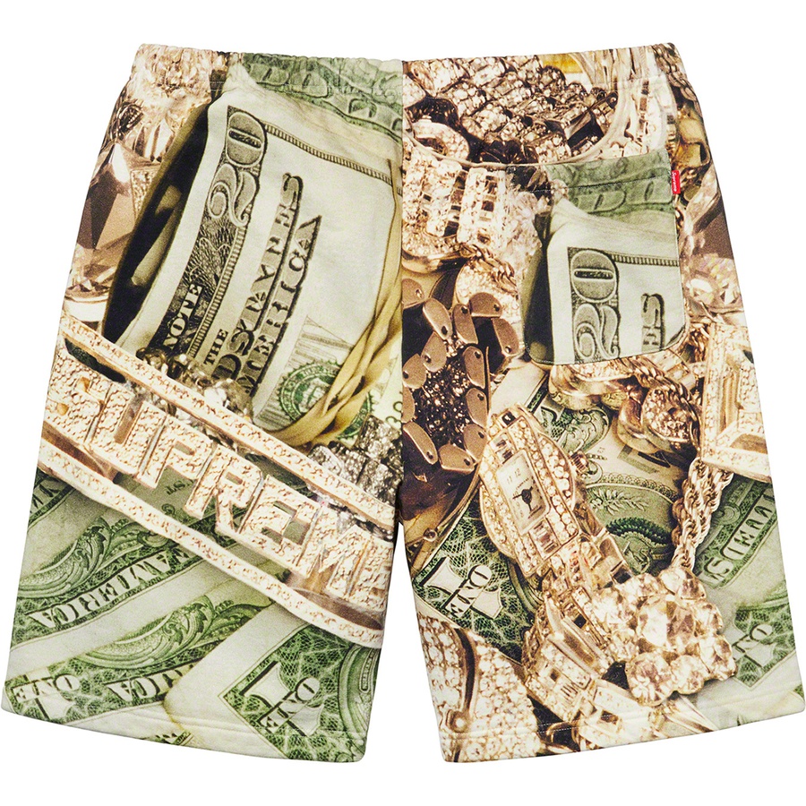 Supreme Bling Sweatshort Green - Novelship