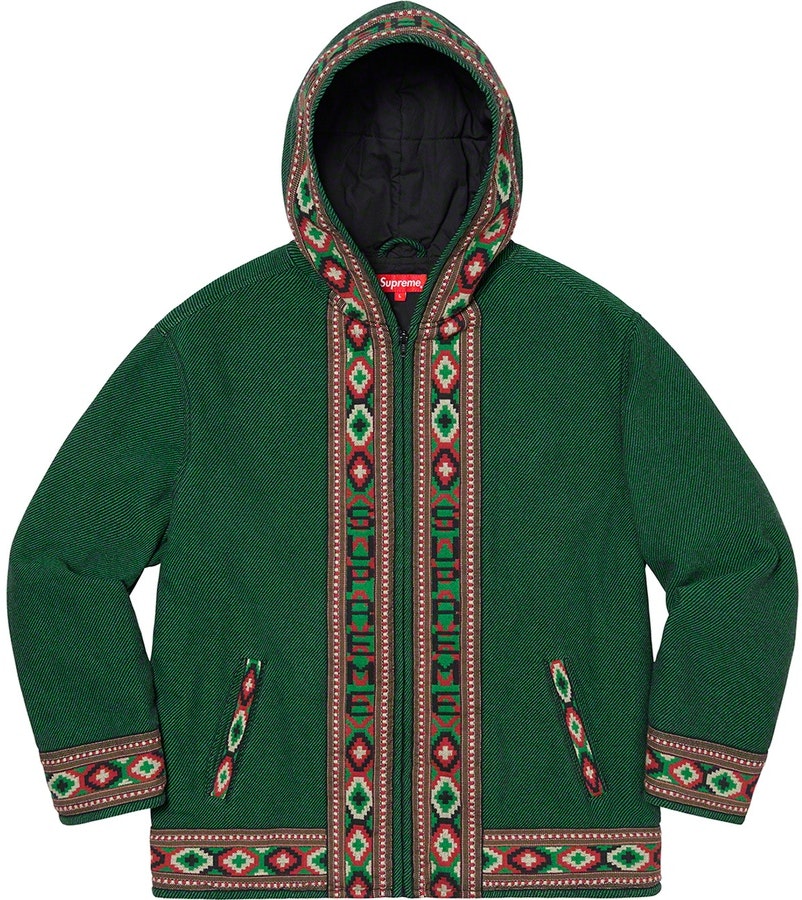supreme-woven-hooded-jacket-green