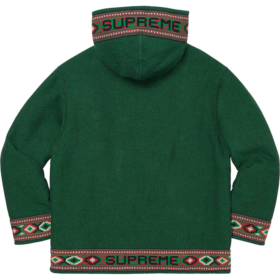 Supreme Woven Hooded Jacket Green - Novelship