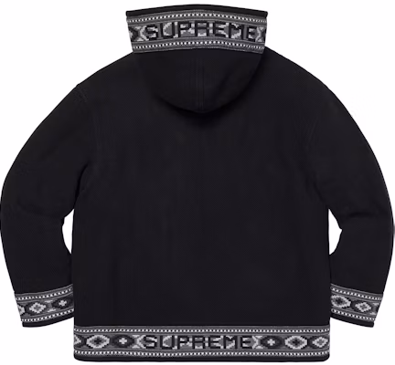 Supreme Woven Hooded Jacket Black Lookbook Supreme Woven Hooded Jacket Black