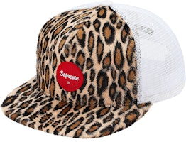 Supreme Leopard Mesh Back 5-Panel White Supreme Leopard Mesh Back 5-Panel White