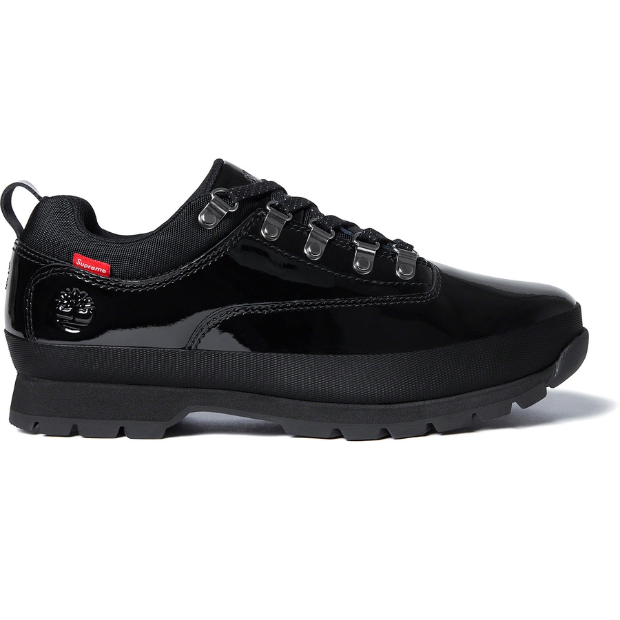 Supreme x Timberland Patent Leather Euro Hiker Low 'Black